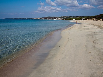 Vista sulla spiaggia di Rivabella